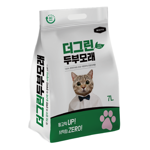 【MEIYI！】環保豆腐砂（綠茶）