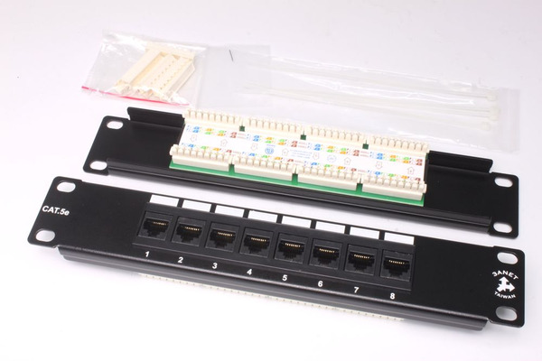 【3ANET】台製 ●模組式 ●1U 10吋 ●Patch Panel ●網路跳線面板