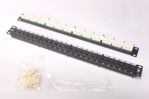 【3ANET】台製 ●模組式 ●1U 19吋 ●24 Ports ●Patch Panel ●網路跳線面板