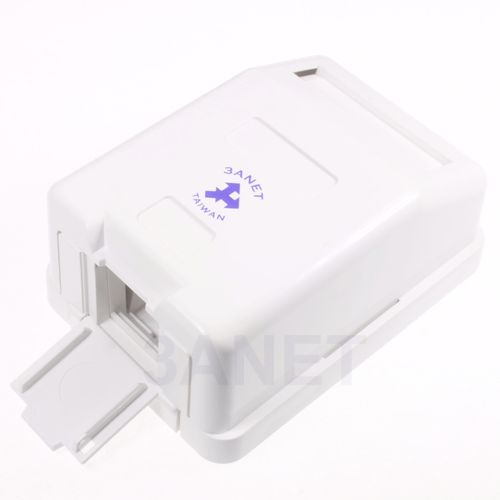 【3ANET】台製 ●單孔 / 雙孔 ●有防塵蓋 ●RJ45 ●資訊桌盒