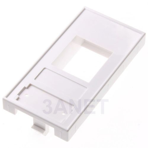 【3ANET】台製 ●資訊接頭空卡座 ●25x50mm ●平面 /  斜面