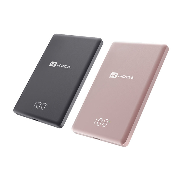 HODA 鋁合金超薄磁吸行動電源 5000mAh