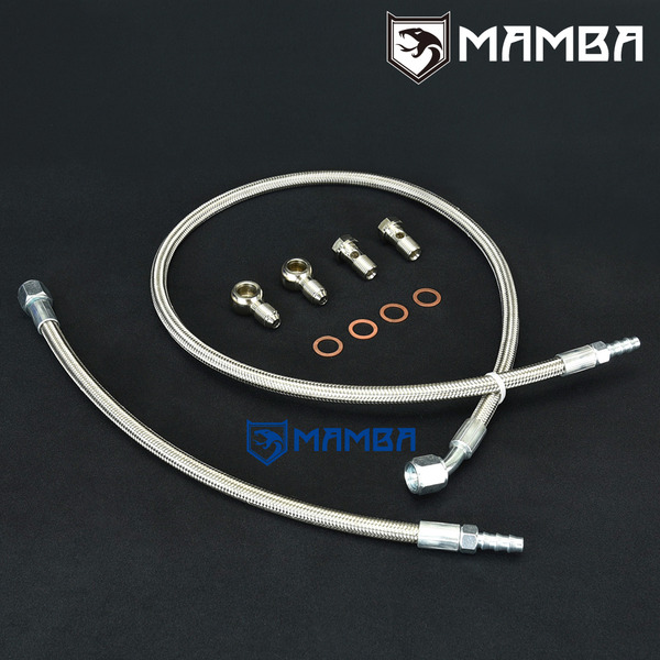 MAMBA Turbocharger Water Line Kit Ford Falcon BA BF XR6 FPV F6 Garrett GT3576R GT3582R