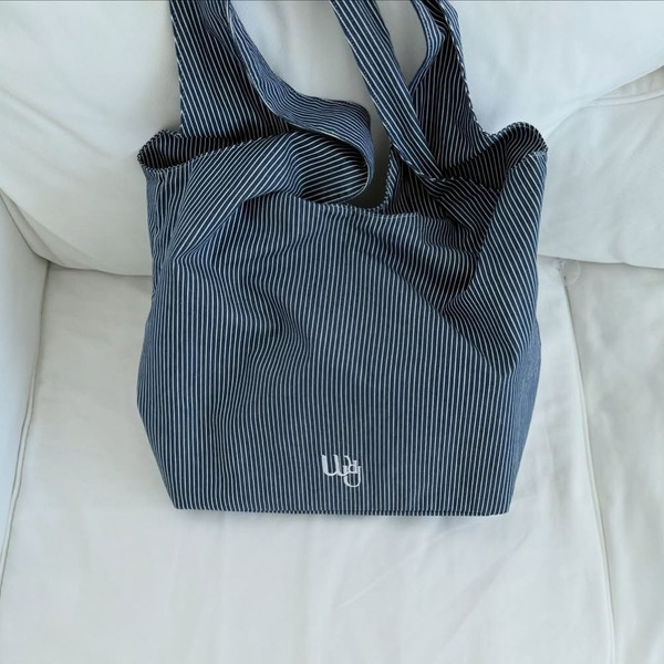 24h萬能日常包・隱形大容量托特包 / 媽媽包 (法式條紋)｜would U