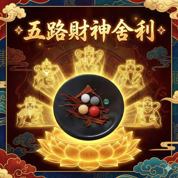 五路財神舍利