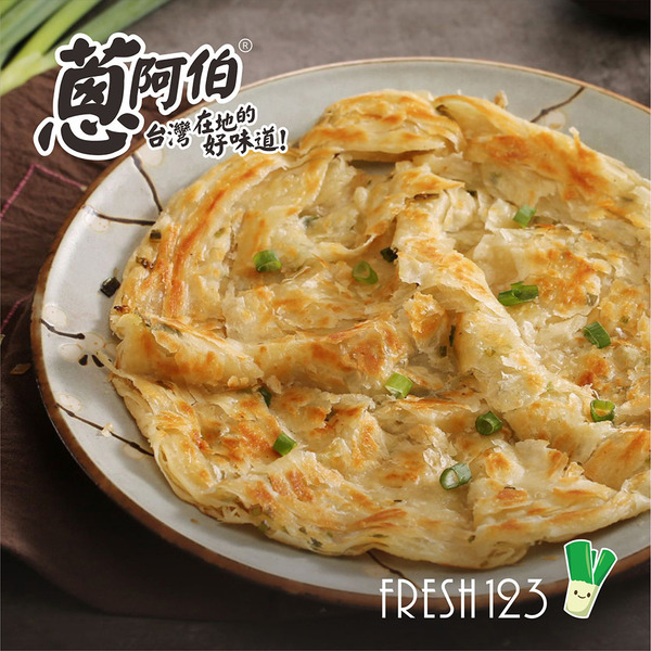 【團購最低$79元起】蔥阿伯 冠軍蔥抓餅 600g（ 5片 )