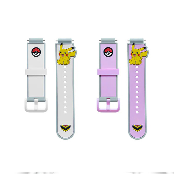 遠傳 適用於 360 T1 / F2 / F1 / E2  寶可夢皮卡丘針扣式快拆錶帶