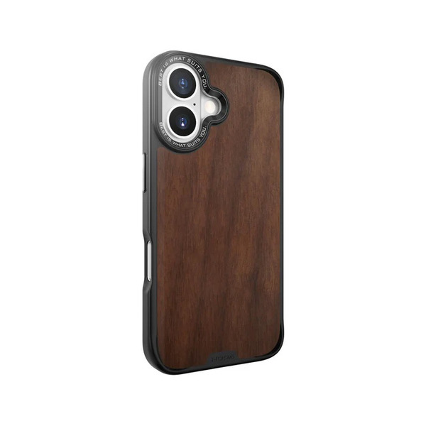 HODA 好貼 Apple iPhone 16 Plus MagSafe 幻石核桃木保護殼