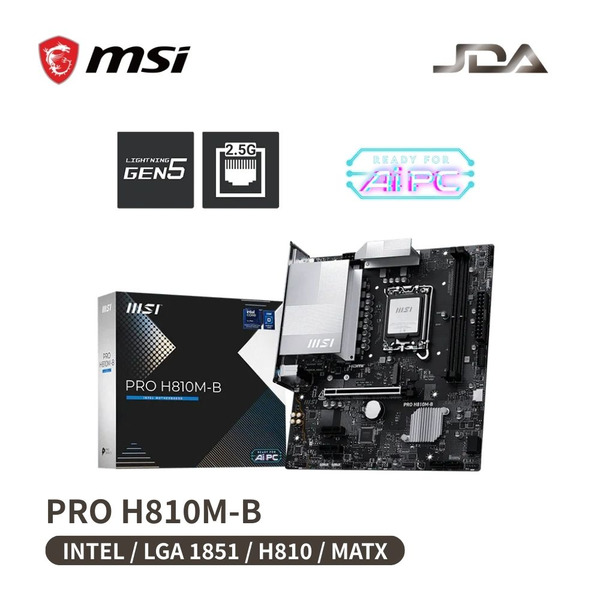 微星 PRO H810M-B(M-ATX/3+1年保)
