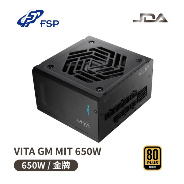 全漢 VITA GM MIT 650W 金牌 全模(台灣製/ATX3.1/10年保)