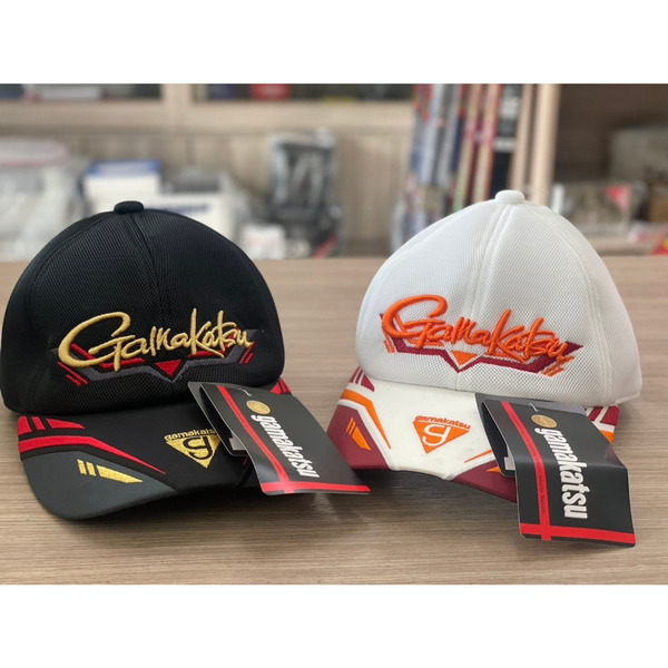 🔥【台南平昇釣具】🔥GAMAKATSU 釣魚帽 GM-9853 黑紅色/白紅色 釣魚帽 GM9853