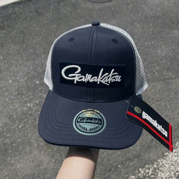 🔥【台南平昇釣具】🔥 GAMAKATSU GM-9104 網帽 帽子 釣魚帽  半網帽 黑紅 黑金GM9104