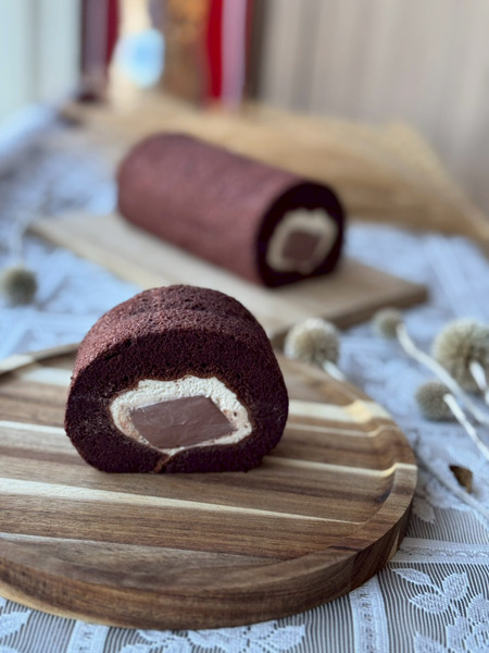 濃郁可可奶凍捲