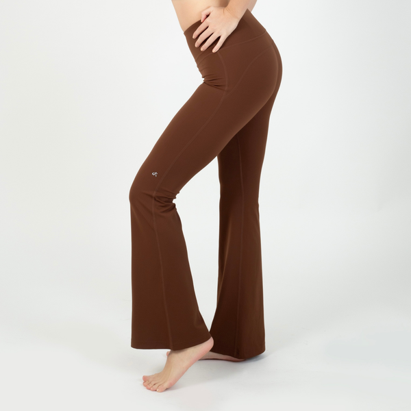 KAHA 修身彈性高腰靴型褲