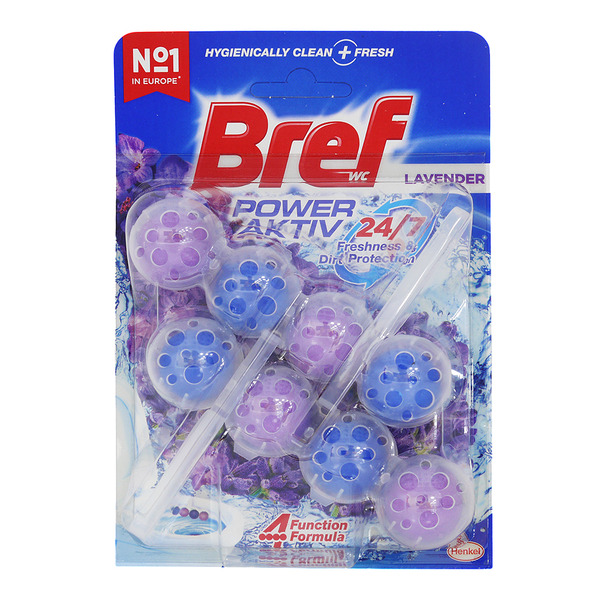 [BREF] 馬桶潔廁球 LEMON 薰衣草 (4顆x2/卡)50gx2串x10卡