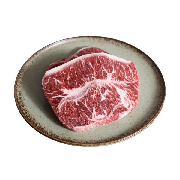 【勝崎生鮮】美國CAB安格斯極鮮嫩肩牛排10片組(100公克/1片)