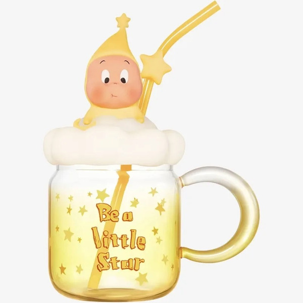 POPMART 泡泡瑪特 星星人 我們都是星星人系列 吸管杯 水杯