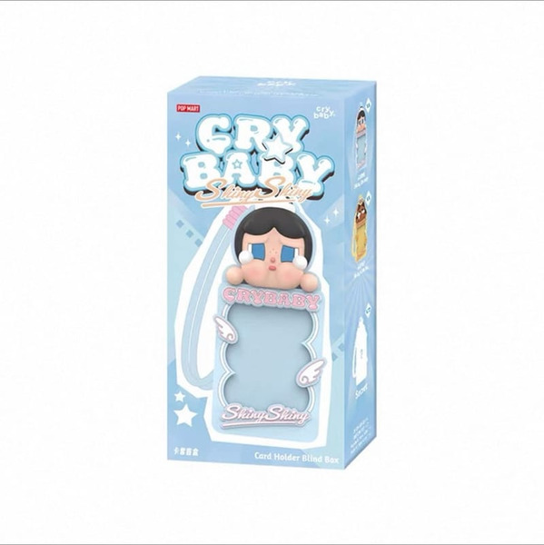 POPMART 泡泡瑪特  CRYBABY SHINY SHINY 系列 閃亮 哭娃 卡套 證件掛飾 盲盒