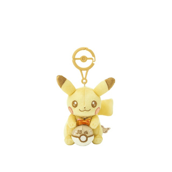 寶可夢 30周年紀念毛絨玩具  閃耀!  皮卡丘 毛絨 玩具 玩偶 擺件 掛件 吉祥物 吊飾