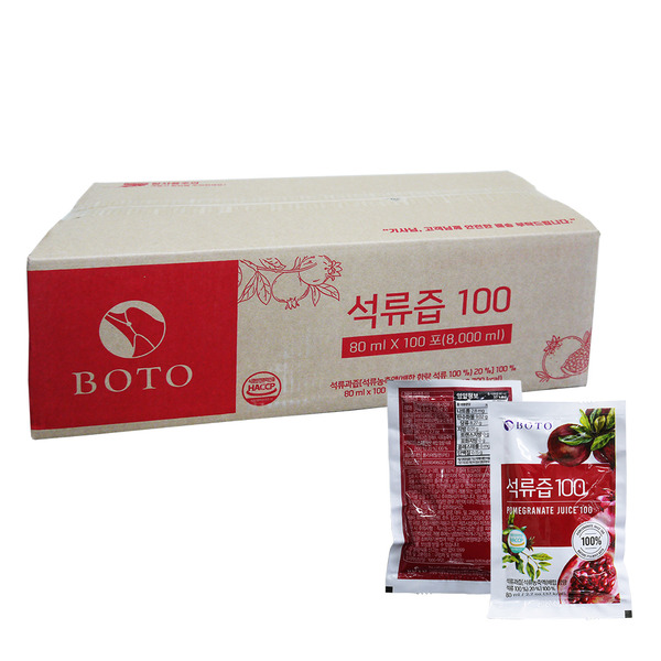BOTO 高濃度紅石榴美妍飲80MLx100包