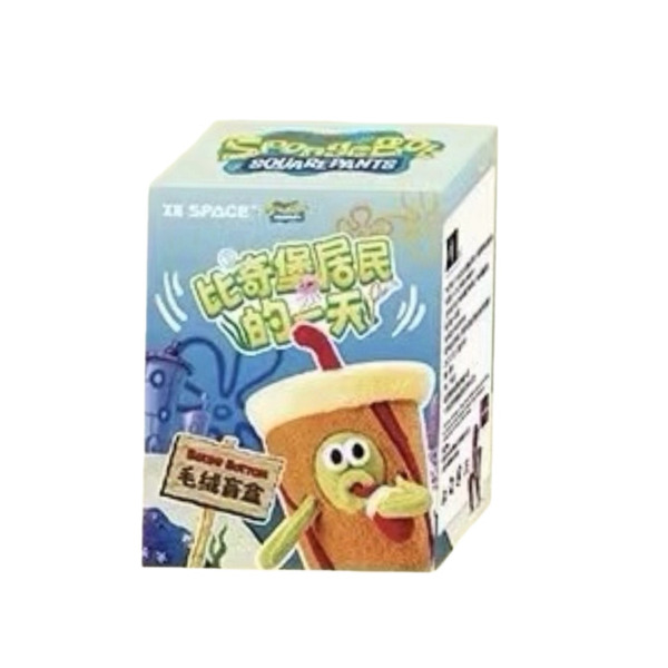 X11 SPACE 海绵寶寶 比奇堡居民的一天系列 毛絨公仔 盲盒