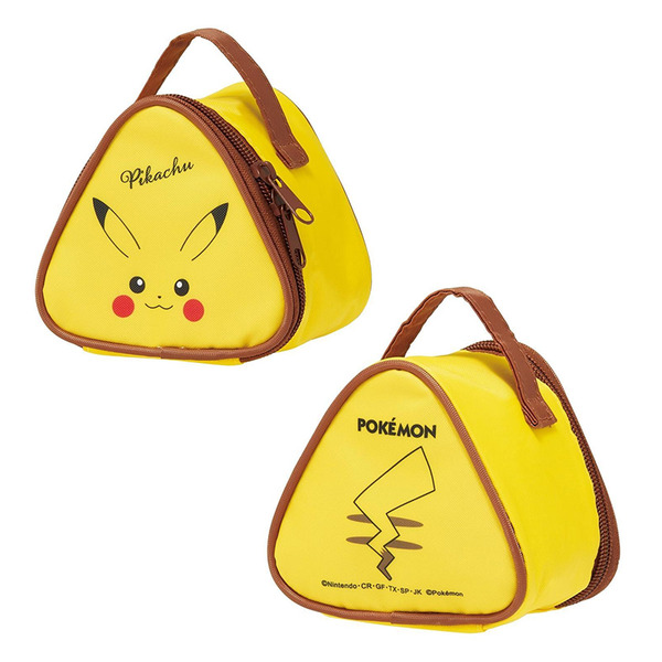 【 日本 Skater 】 皮卡丘 三角飯糰 保溫袋 便當保溫袋 保冷袋 保溫袋小 三角提袋 保溫便當袋 保冷袋