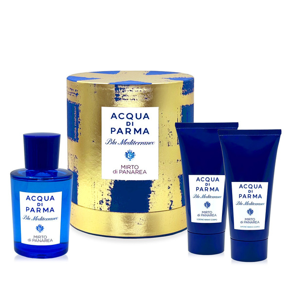 Acqua di Parma 帕爾瑪之水 藍色地中海 加州桂香氛禮盒(淡香水100ml+沐浴膠75ml+身體乳75ml)