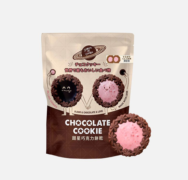 草莓甜星巧克力餅乾(獨立包裝/單口味)225g