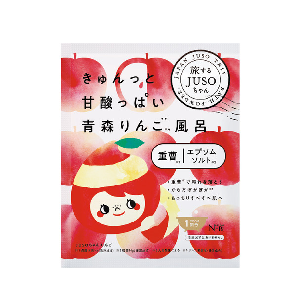 【JUSO BATH POWDER】泡澡時光青森蘋風呂入浴劑30g
