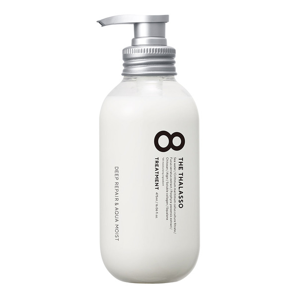 【8 THE THALASSO】還原豐盈美容液潤髮乳(乾燥.一般髮質適用)475ml.受損.修護.豐盈.官方原廠正貨