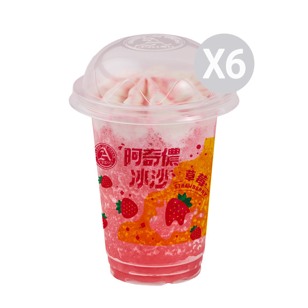 【阿奇儂】草莓冰沙｜6入組