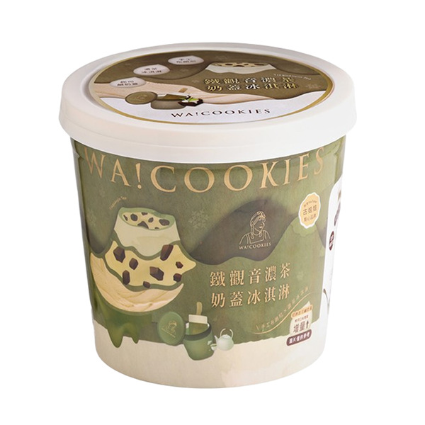 【阿奇儂】WA!COOKIES 鐵觀音濃茶奶蓋冰淇淋