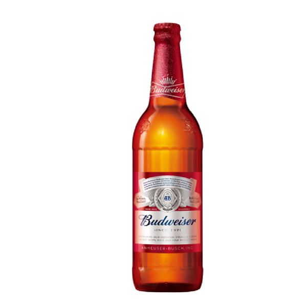 百威啤酒 大玻璃瓶 12瓶(箱)