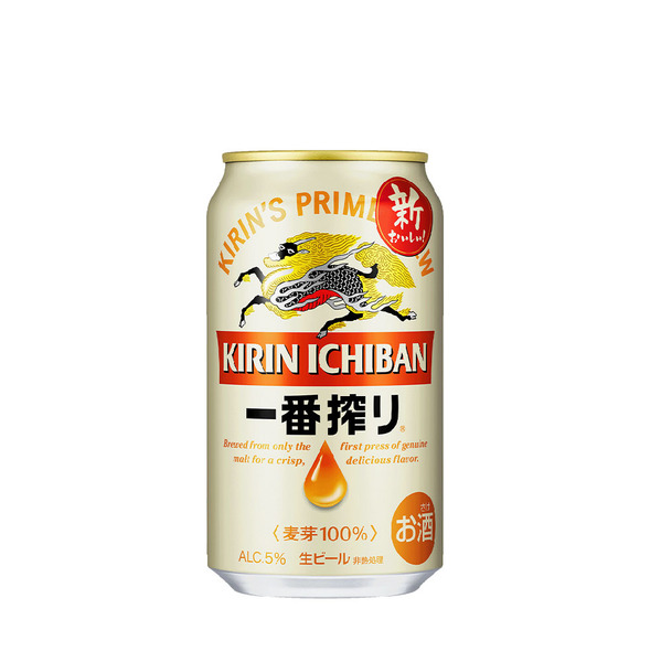 麒麟 一番搾啤酒 350mlx24罐