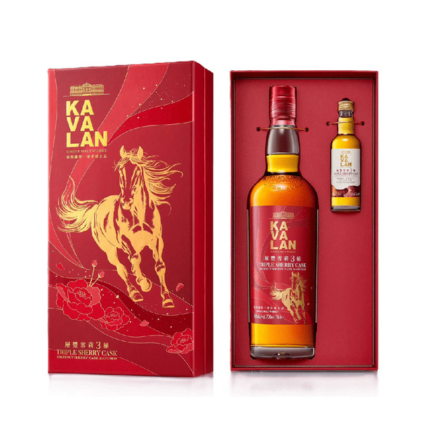 噶瑪蘭 層豐雪莉3桶 馬年限定禮盒