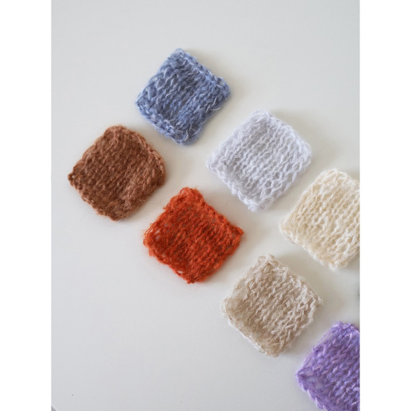 【加購材料包】Berlin scarf 夢幻馬海毛柏林圍巾  無教學影片及織圖