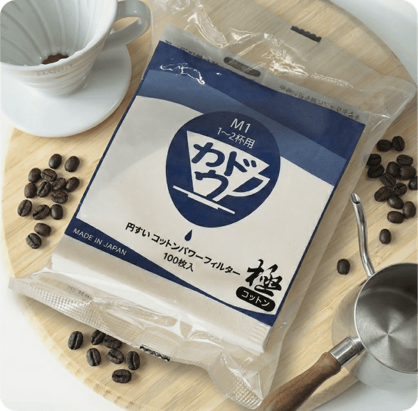 ｜Kadou星芒 極棉濾紙/棉絨濾紙 漂白錐形濾紙/V型 100張入 1~2人