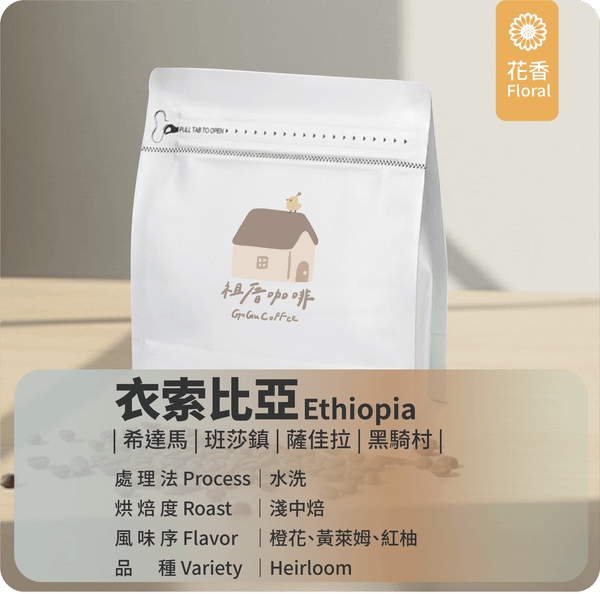 ｜衣索比亞 水洗 淺中焙 希達馬 班莎鎮 薩佳拉 黑騎村