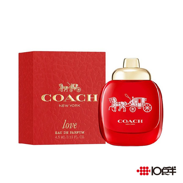 Coach 時尚戀紅 女性淡香精小香 4.5ml 迷你小香〔 10點半香水美妝 〕