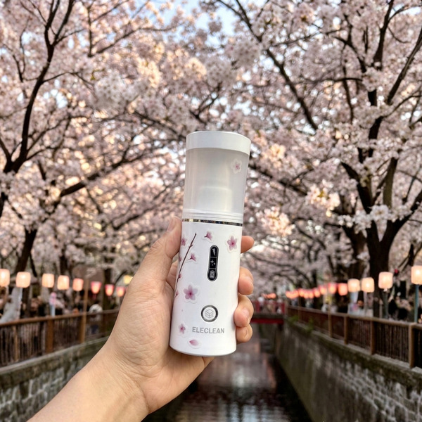 【櫻花版】隨身型e立淨消毒噴霧製造機