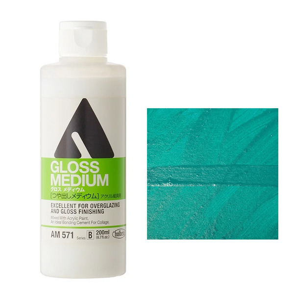 〔日本 Holbein 好賓〕壓克力媒劑｜增光/消光/緩乾/調和/稀釋劑/凡尼斯(共7款) / 200ml