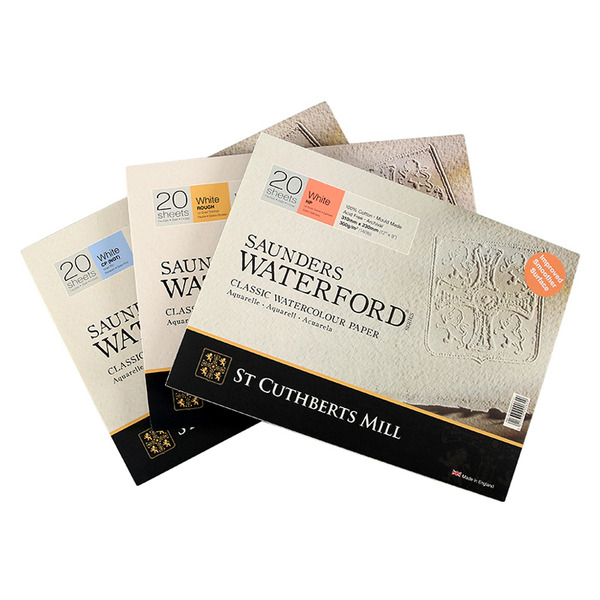 〔英國 Saunders 山度士〕精裝水彩本 / 23x31cm(粗目/冷壓/熱壓)