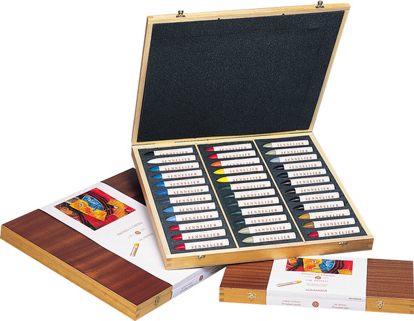 〔法國 Sennelier 申內利爾〕油性粉彩-木盒組(五款)