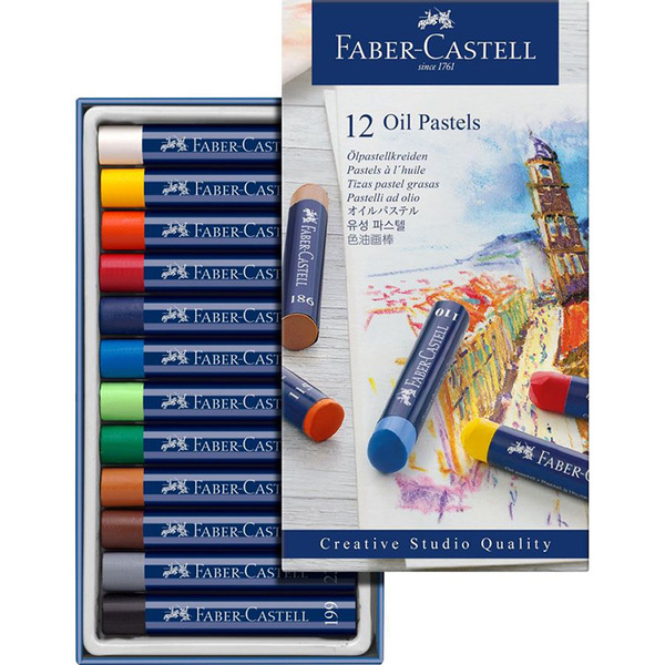 〔德國 Faber-Castell 輝柏〕油性粉彩條(12/24/36色)