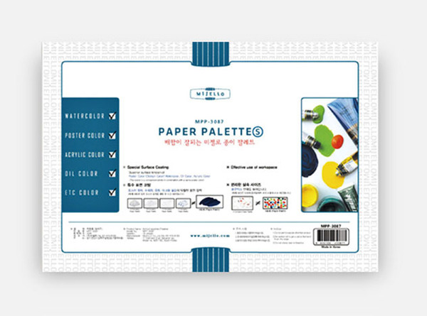 〔韓國 MIJELLO 美捷樂〕油畫/壓克力用紙調色盤/調色紙(S/M/L)
