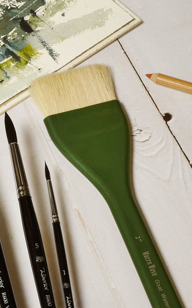 〔Macro Wave 馬可威〕羊毛水彩排刷-AR34(5款)