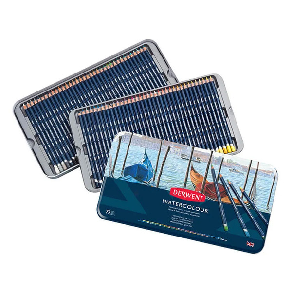 英國DERWENT 德爾文〕水性色鉛筆(12/24/36/72色)｜ 誠格美術ARTFANS