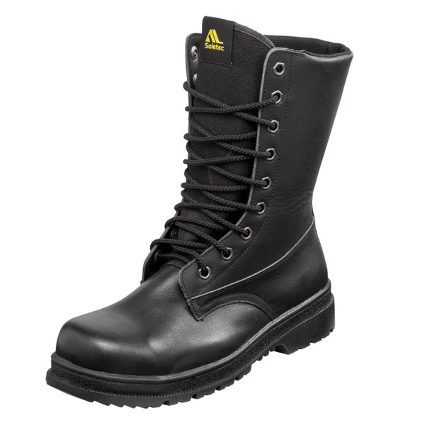 側拉鍊防穿刺寬楦鋼頭高筒安全鞋-S1097(部分尺寸下單等候兩個月)