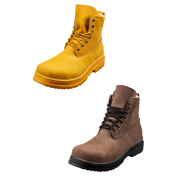 1735系列防穿刺寬楦鋼頭安全靴 咖啡色/黃色可選　*黃色無庫存下單等候兩個月*