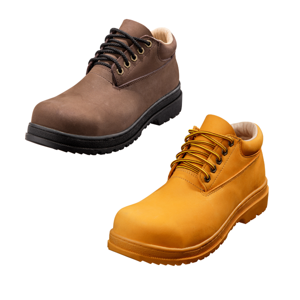 S1725系列防穿刺寬楦鋼頭安全鞋 咖啡色/黃色可選（部分商品訂製，交期２個月）